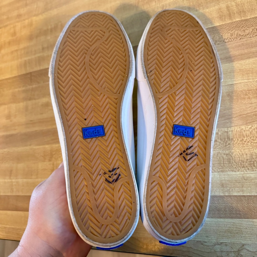 White Womens Keds - Picture 3 of 3